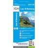 Carte de randonnée TOP 25-3431OT - Lac d'Annecy