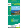 Carte IGN TOP 75 Ajaccio / Porto-Vecchio / Aiguilles de Bavella / Monte Renoso