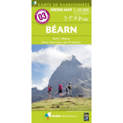 CARTE PYRENEES N°3 BEARN