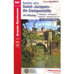 FFRP- 6543 Sentier vers Saint-Jacques-de-Compostelle Via Vézelay