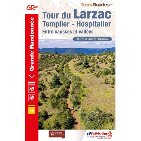 Topo Guides 710 FFRP Tour du Larzac, Templier-Hospitalier