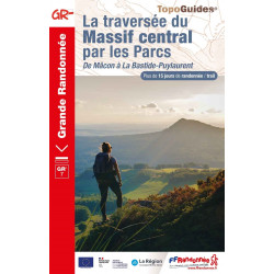 Topo Guides FFRP 7001 La traversée du Massif central par les Parcs.