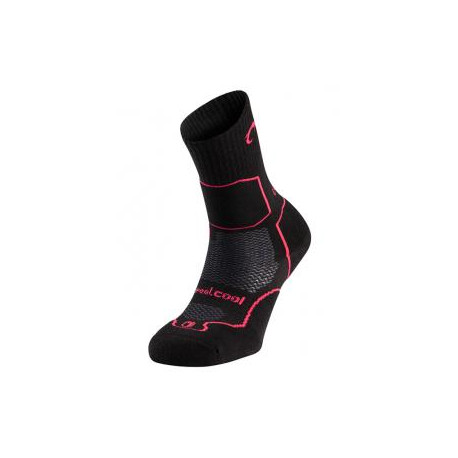 Lurbel chaussette Logan Femme.colorie noir/rose