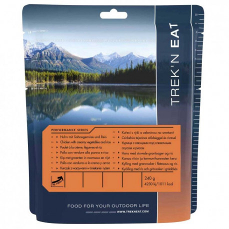 Treak'N Eat Poulet à la crème, légumes et riz