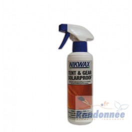 Nikwax Tent and Gear Solar proof.