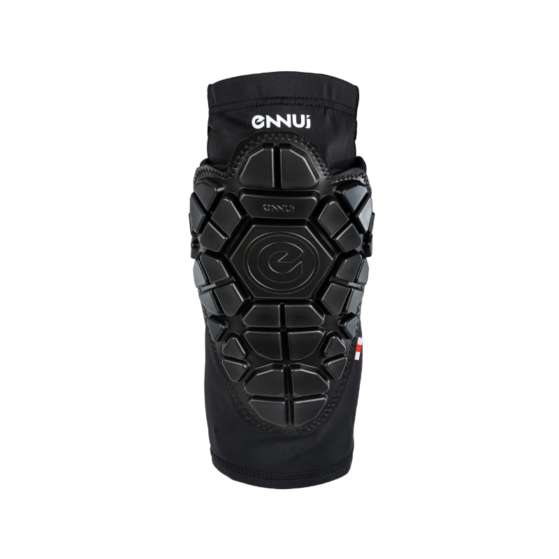 Ennui Ave Knee Gasket – Ginocchiera Imbottita Per Protezione Dagli Urti, Taglia L, Nero, Traspirante E Morbida