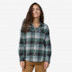 Patagonia W's Long-Sleeved Organic Cotton MW Fjord Flannel Shirt.