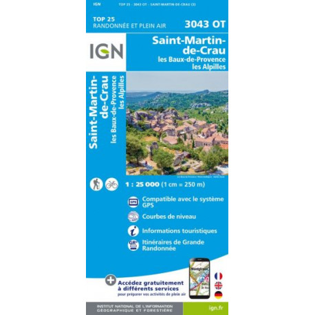 IGN3043OT - SAINT-MARTIN-DE-CRAU LES BAUX-DE-PROVENCE LES ALPILLES