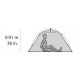 MSR Hubba™ NX 1 Person Backpacking Tent.