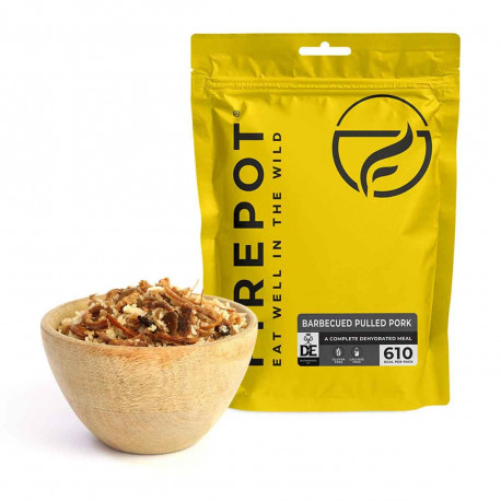 FirePot Porc effiloché sauce barbecue.