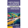 Carte France et Europe des voies vertes et veloroutes.