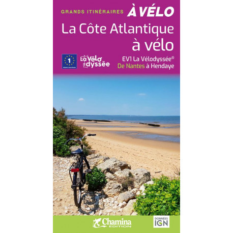 Chamina La Côte Atlantique à vélo.