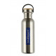 Summit Poles Gourde Acier Inoxydable Bambou1L.