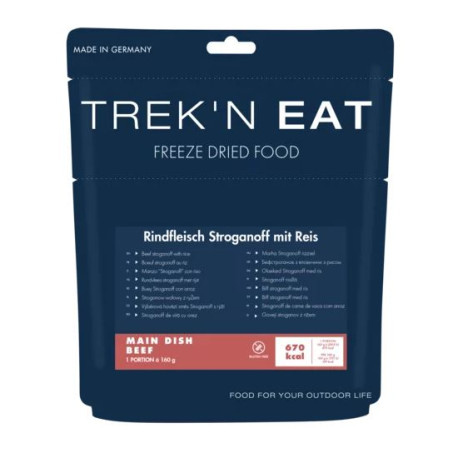 Trek'n Eat Boeuf Strogonoff et Riz. Trek'n Eat Boeuf Strogonoff et Riz.