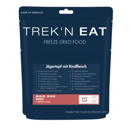 Trek´n Eat Boeuf chasseur aux pâtes.