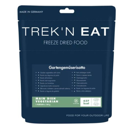 TREK'N eat Risotto au légumes du jardin.