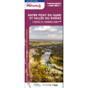 Topocarte FFR Entre pont du Gard et vallée du rhône T301