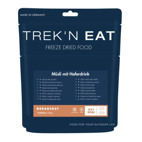 Trek'n EAT Muesli Suisse au Lait d'avoine.