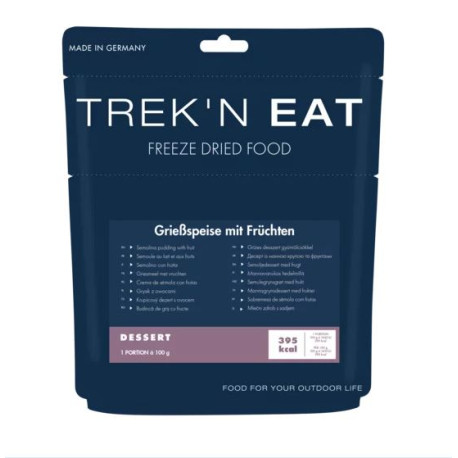Trek'n Eat Semoule au Lait et aux Fruits.