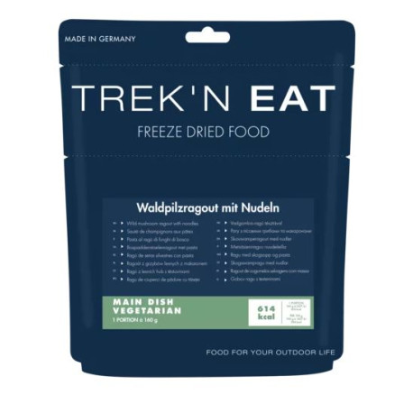 Trek'n Eat Sauté de Champignons aux Pâtes.