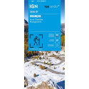 Carte de randonnée TOP25 IGN 3536OT BRIANCON Serre-Chevallier