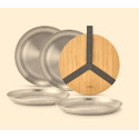 Black + Blum Assiette Inox Set x4.