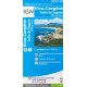 Carte de randonnée TOP 25 IGN Vico, Cargese, Golfe de Sargone 4151OT