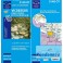 Carte de randonnée TOP25 IGN 2148OT VICDESSOS Pique d'Estats et Pic du Montcalm