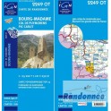 Carte de randonnée TOP25 IGN 2249OT BOURG-MADAME Col de Puymorens.Pic Carlit
