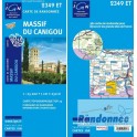 Carte de randonnée TOP25 IGN 2349ET MASSIF DU CANIGOU