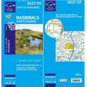Carte de randonnée TOP25 IGN 2537OT NASBINALS Monts d'Aubrac