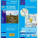 Carte de randonnée TOP25 IGN 2642 OT LE CAYLAR