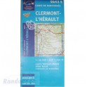Carte de randonnée TOP 25 2643ETCLERMONT L'HERAULT