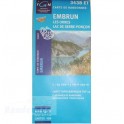 Carte de randonnée TOP25 IGN 3438ET EMBRUNS Les Orres