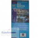 Carte de randonnée TOP25 IGN 3742OT NICE MENTON Côte d'Azur