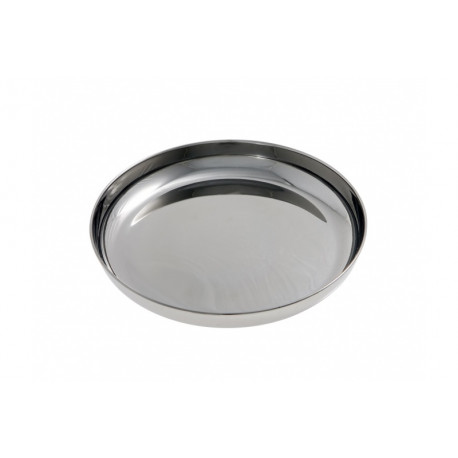 Cao Assiette Inox Creuse.